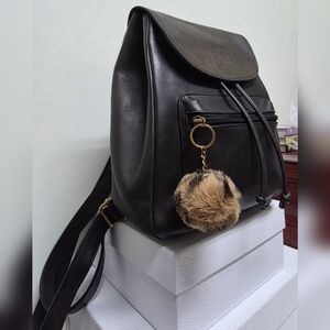 EDDIE BAUER Vintage Leather Drawstring Daypack RESTORED